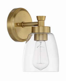 Henning One Light Wall Sconce in Satin Brass (46|12705SB1)