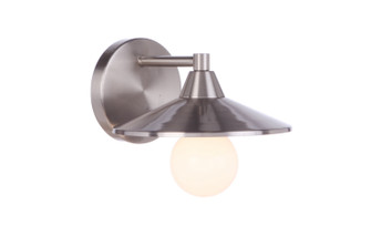 Isaac One Light Wall Sconce in Brushed Polished Nickel (46|12508BNK1)