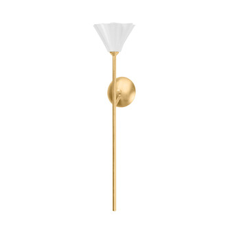 Julieta One Light Wall Sconce in Vintage Gold Leaf (68|45126VGL)