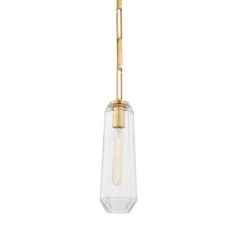 Copenhagen One Light Pendant in Vintage Brass (68|44714VB)