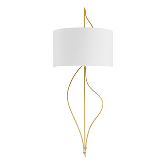 Akina Two Light Wall Sconce in Vintage Brass (68|42102VB)