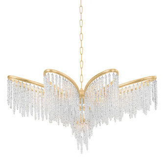 Pandora Nine Light Chandelier in Gold Leaf (68|41548GL)