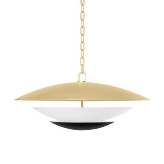 Adara Four Light Chandelier in Vintage Gold Leaf (68|41326VGLSBK)