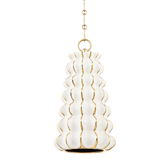 Esperanza One Light Pendant in Ceramic Gloss White (68|39410CGW)