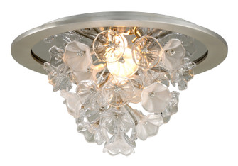 Jasmine Three Light Flush Mount in Silver Leaf (68|26931)