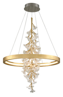 Jasmine LED Chandelier in Gold Leaf (68|26872)