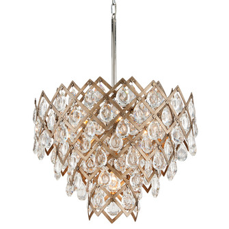 Tiara Seven Light Chandelier in Vienna Bronze (68|21447)