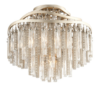 Chimera Four Light Semi Flush Mount in Tranquility Silver Leaf (68|17634)