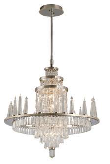 Illusion 34 Light Chandelier in Silver Leaf Polished Stainless (68|170010)