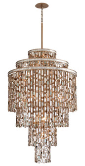 Dolcetti 19 Light Chandelier in Champagne Leaf (68|142719CPL)