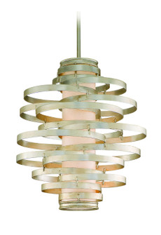 Vertigo Two Light Chandelier in Modern Silver Leaf (68|12843)