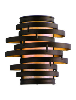 Vertigo One Light Wall Sconce in Bronze And Gold Leaf (68|11311)