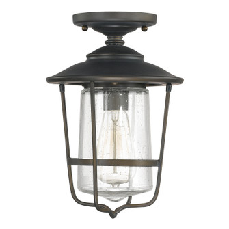 Creekside One Light Outdoor Flush Mount in Old Bronze (65|9607OB)