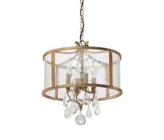 Blakely Four Light Pendant in Antique Gold (65|9484AGCR)