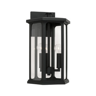 Walton Three Light Outdoor Wall Lantern in Black (65|946631BK)