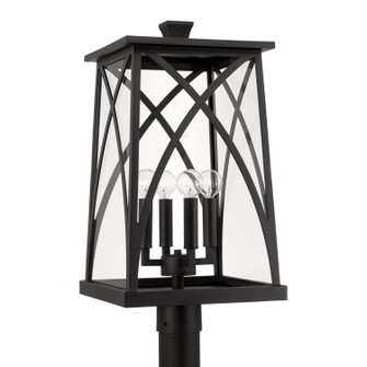 Marshall Four Light Outdoor Post Lantern in Black (65|946543BK) Marshall Four Light Outdoor Post Lantern in Black (65|946543BK)