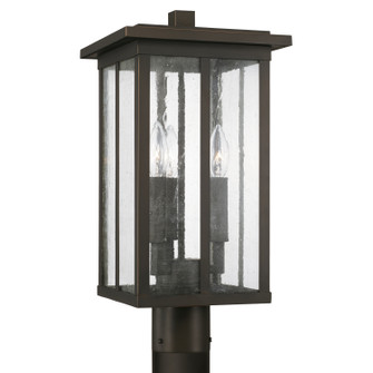 Barrett Three Light Outdoor Post Lantern in Oiled Bronze (65|943835OZ)