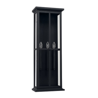 Mansell Three Light Outdoor Wall Lantern in Black (65|926432BK) Mansell Three Light Outdoor Wall Lantern in Black (65|926432BK)