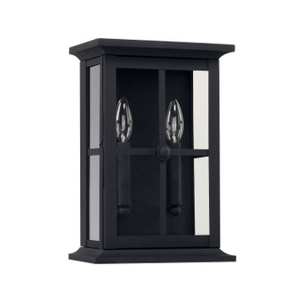 Mansell Two Light Outdoor Wall Lantern in Black (65|926422BK)