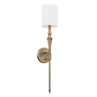 Amelia One Light Wall Sconce in Aged Brass (65|628416AD684)