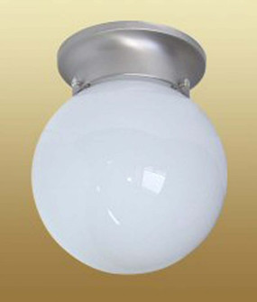 Globe One Light Flush Mount in Matte Nickel (65|5569MN)