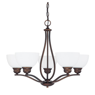 Stanton Five Light Chandelier in Burnished Bronze (65|4035BB212)