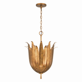 Eden Four Light Pendant in Antique Gold (65|349542AG)