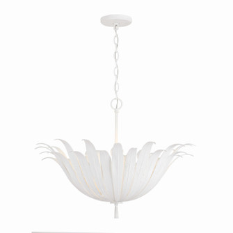 Eden Four Light Pendant in Textured White (65|349541XW)