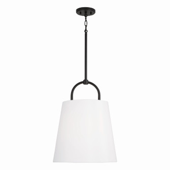 Brody One Light Pendant in Matte Black (65|349412MB)