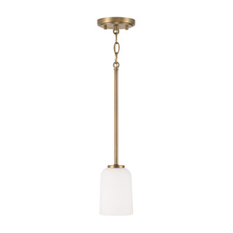 Lawson One Light Pendant in Aged Brass (65|348812AD542)