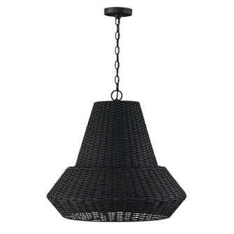 Boca Four Light Pendant in Matte Black (65|347842MB)