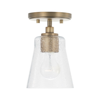 Baker One Light Pendant in Aged Brass (65|346911AD533)