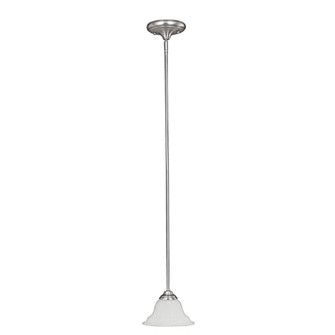 Chandler One Light Pendant in Matte Nickel (65|3070MN222)