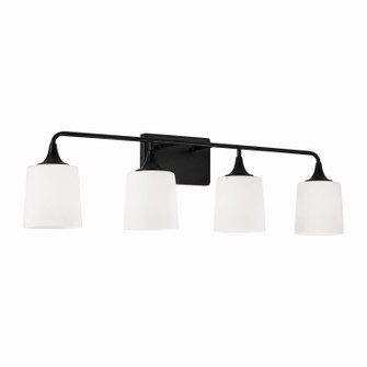 Presley Four Light Vanity in Matte Black (65|148941MB541)