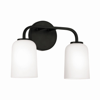 Lawson Two Light Vanity in Matte Black (65|148821MB542)