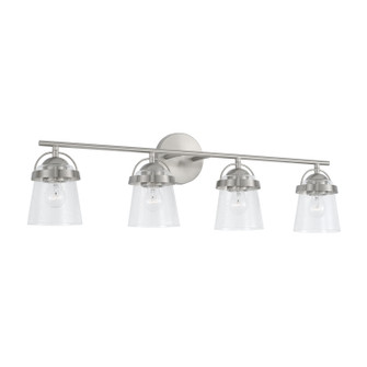 Madison Four Light Vanity in Brushed Nickel (65|147041BN534)