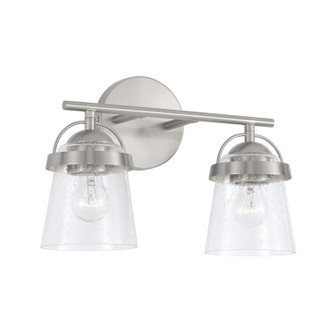 Madison Two Light Vanity in Brushed Nickel (65|147021BN534)