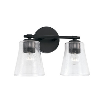 Baker Two Light Vanity in Matte Black (65|146921MB533)