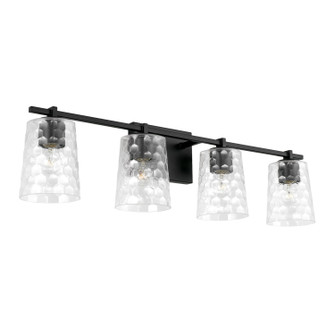 Burke Four Light Vanity in Matte Black (65|143541MB517)