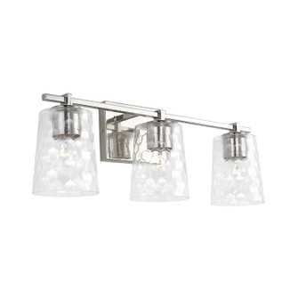 Burke Three Light Vanity in Polished Nickel (65|143531PN517)