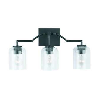 Carter Three Light Vanity in Matte Black (65|139331MB500)