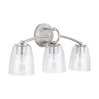 Oran Three Light Vanity in Antique Silver (65|137931AS488)