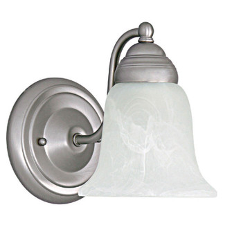 Brady One Light Wall Sconce in Matte Nickel (65|1361MN117)