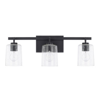 Greyson Three Light Vanity in Matte Black (65|128531MB449)