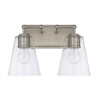 Murphy Two Light Vanity in Brushed Nickel (65|121721BN463)