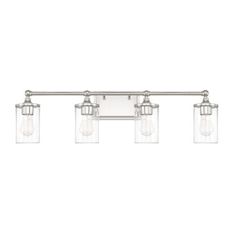 Camden Four Light Vanity in Polished Nickel (65|120741PN423)