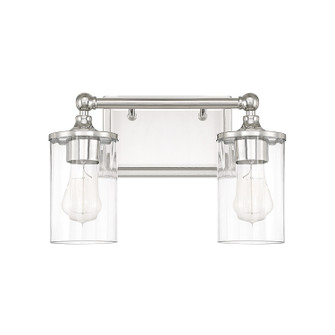 Camden Two Light Vanity in Polished Nickel (65|120721PN423)