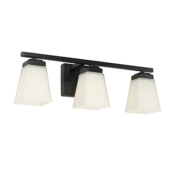 Baxley Three Light Vanity in Matte Black (65|114431MB334)