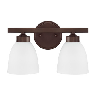 Jameson Two Light Vanity in Bronze (65|114321BZ333)