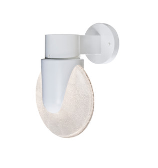 Prada One Light Outdoor Wall Sconce in White (74|PRADAWHWALLWH)